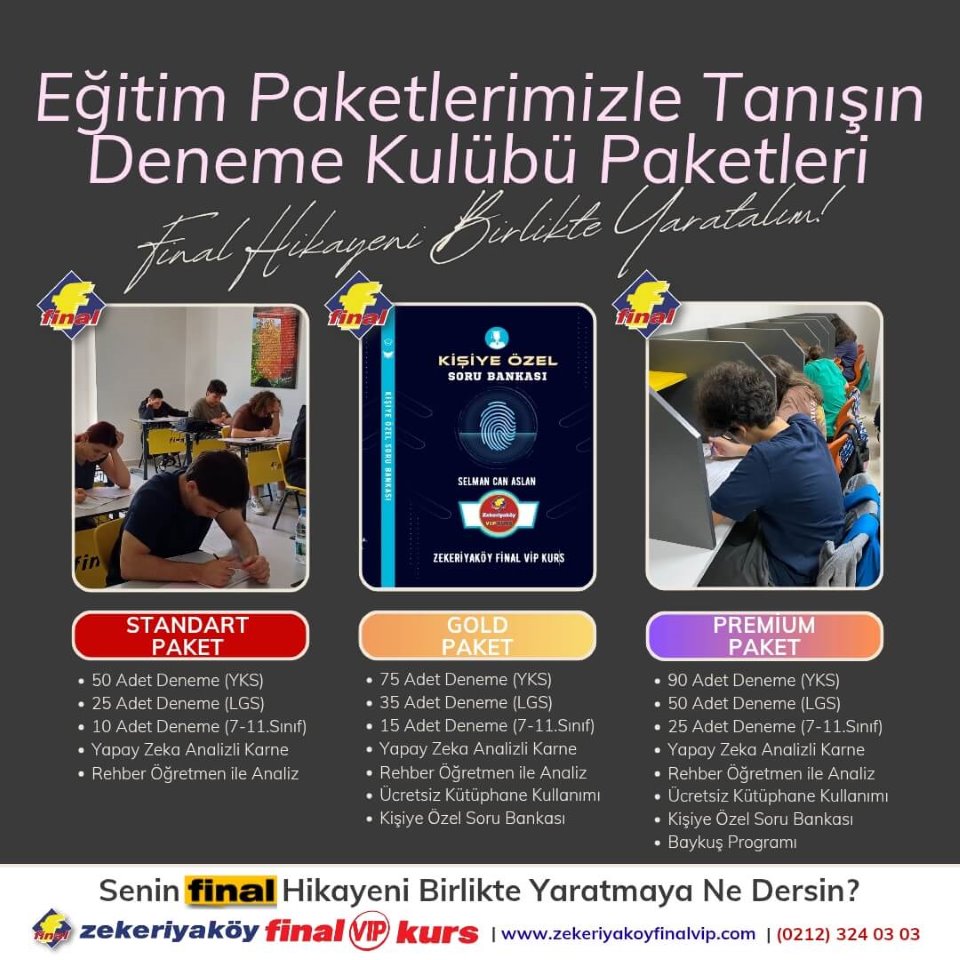 Sarıyer Dershane Arayışınızda Doğru Adres Final